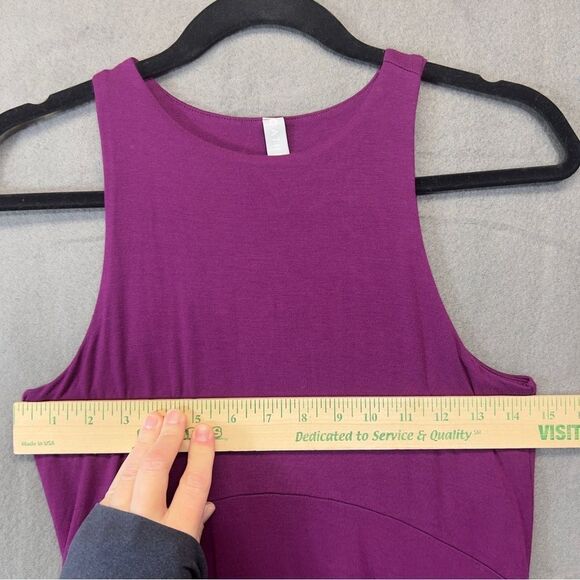 Athleta Santorini Thera Dress in Plum Purple Size XS Sleeveless Knit Jersey - Picture 7 of 15